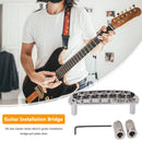 For JM JazzMaster Guitar Bridge Adjustable Threaded 6 String Saddle Guitar Parts