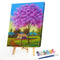 Hut under Tree Oil Paint By Numbers Kits Canvas Drawing DIY Coloring Picture Art