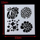 DIY Crafts Embossing Template Walls Painting Layering Stencils Scrapbooking