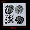 DIY Crafts Embossing Template Walls Painting Layering Stencils Scrapbooking