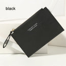 Name Card Holder Pure Color Short Purse Mini Business Wallet Credit Card Holder