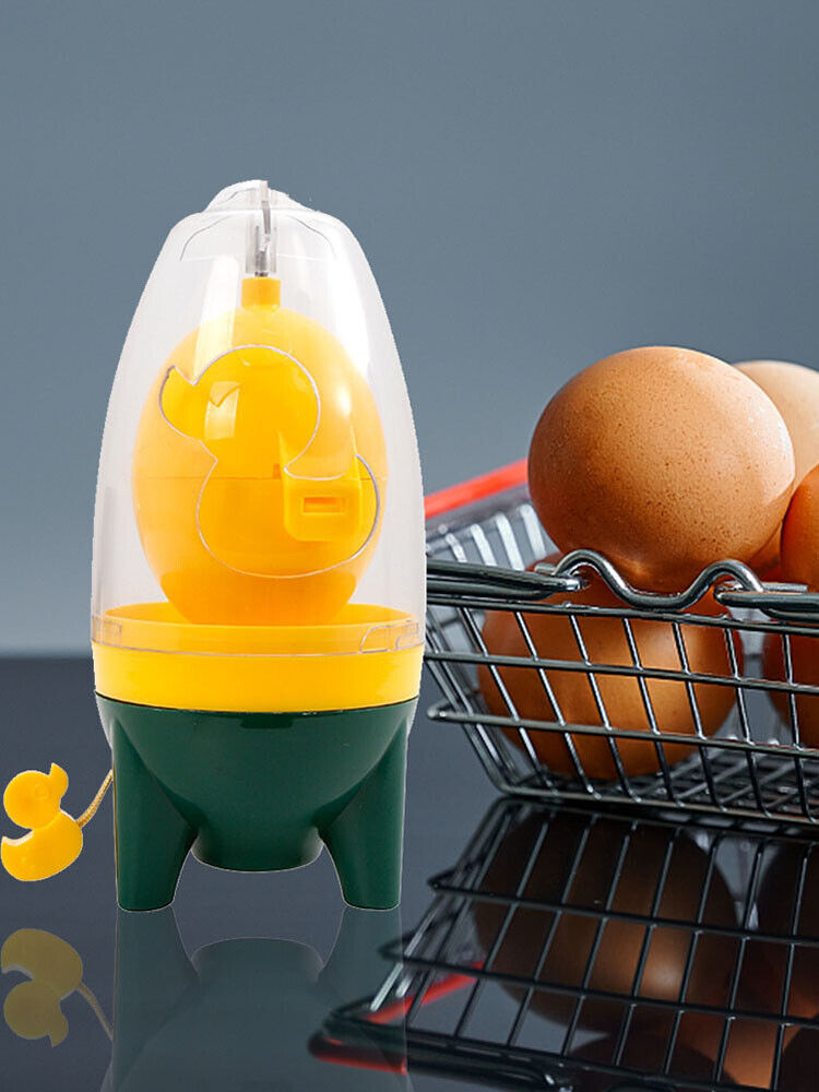 Egg Yolk Shaker Golden Whisk Eggs Mixer Stiring Blender Puller (Green)
