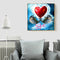 DIY Full Round Drill Rhinestone Diamond Painting Love Dolphin Handwork Home Art