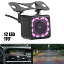 170° Rear View Cams Car Reverse Parking Infrared Camera Vision Night 12LED N4U8