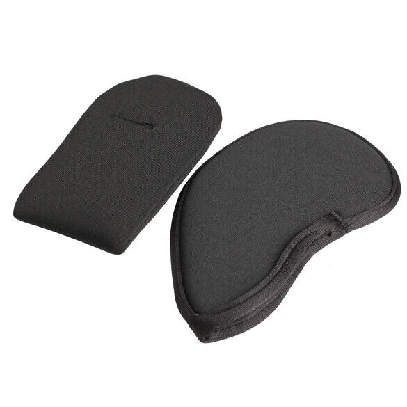 Black Set of 11pcs Golf Club Putter Iron Head Cover Case Protector Sleeve