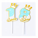 Ornament Party Supplies Cake Toppers Cake Decor Dessert Sticks Happy Birthday