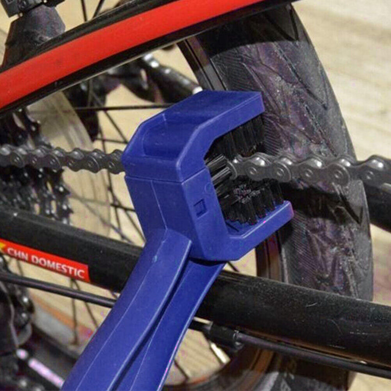 4pcs Bicycle Chain Cleaner Kit MTB Mountain Bike Machine Washer Brush Scrubber