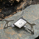 Ultralight Folding Portable Titanium Alcohol Stove Cooker Outdoor 2Q6W X0A3