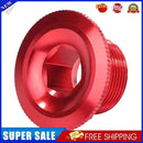M18 MTB Bike Crank Cover Screw Cap Aluminum Alloy Crankset Fitting (Red)