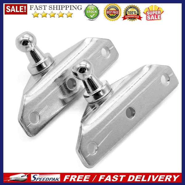2x Zinc Plated Steel Ball Stud Brackets 10mm for Gas Prop Strut Spring RV C