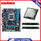 H55 Motherboard+Intel Core i5-760 CPU+2xDDR3 4G VGA HDMI-Compatible Accessories