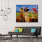 Painting By Numbers DIY Kit Gossip Women Hand Painted Canvas Oil Art Picture