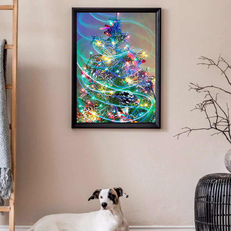 5D DIY Christmas Tree Diamond Painting Kits Full Square Drill Wall Decor Crafts