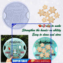 #A Silicone Tray Epoxy Mold with Handle DIY Tray Mould Christmas for Children Gi