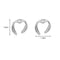 Earrings Geometric Heart Clip Earrings C-shape Ear Clip Aesthetic Jewelry