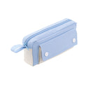 #A Pencil Case Large Capacity Simple Pen Organizer Bag with Zipper (Double Layer