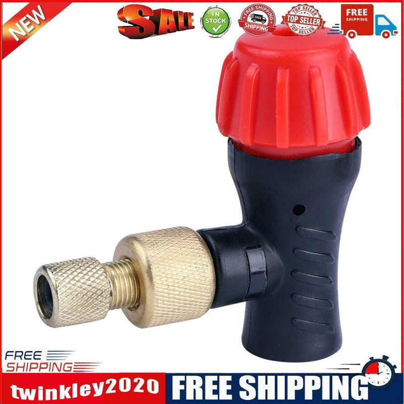 Portable Mountain Bike Tire Pump Valve Head CO2 MTB Air Inflator Adapter