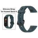 Silicone Strap Wristband Band for Huawei Band 4/Honor Band 5i (Olive Green)