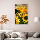 Sunset Flower Full Round Drill 5D Mosaic Diamond Painting Picture of Rhinestone