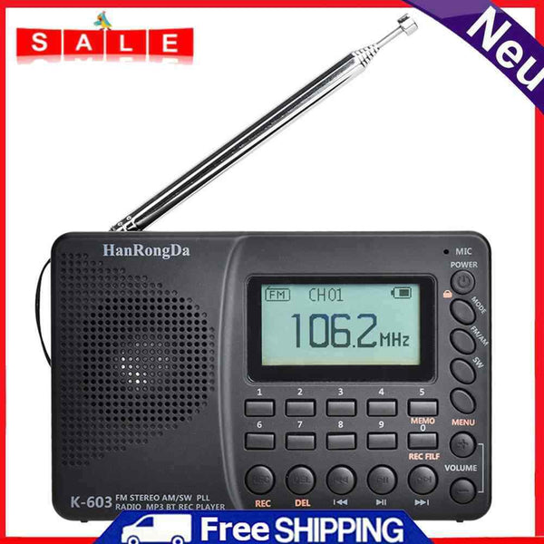 AM FM Battery Operated Portable Pocket Digital Radio Rechargeable Music Player