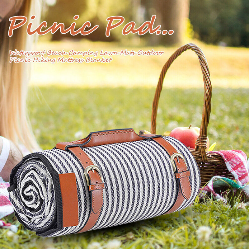 Waterproof Beach Camping Lawn Mats Outdoor Picnic Hiking Mattress Blanket Newly