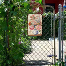 Porcelain Vase Flowers Metal Plate Tin Sign Plaque for Bar Pub Club Cafe