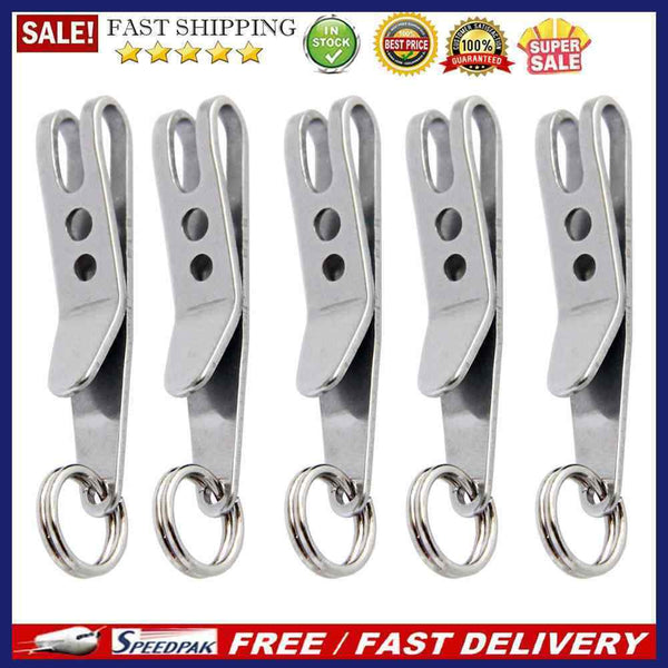 5pcs EDC Bag Suspension Clip Key Rings Carabiner Outdoor Camping Multi Tool