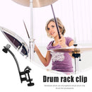 Holder for Show Studio Shockproof Drum Rim Mic Clamp Bracket Clip Microphone