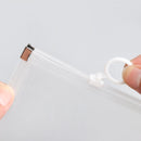 zipper Waterproof Pencil Case Paper Holder Transparent Document Bag File Folder