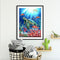 DIY Paint By Number Kit Frameless Turtle Fish Handpainted Canvas Wall Art Dec