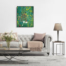 DIY Digital Oil Painting By Numbers Green Flower Color Drawing Plant Picture Kit