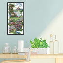 14CT Partial Cross Stitch Garden Path Stamped DIY Kits Handmade Embroidery