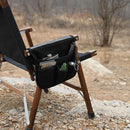 ShineTrip Side Bag Kermit Chair Armrest Storage Bags Outdoor Tools (Black) Newly