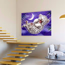 5D Full Round Drill Wall Poster DIY Little Tiger Rhinestone Diamond Painting Kit