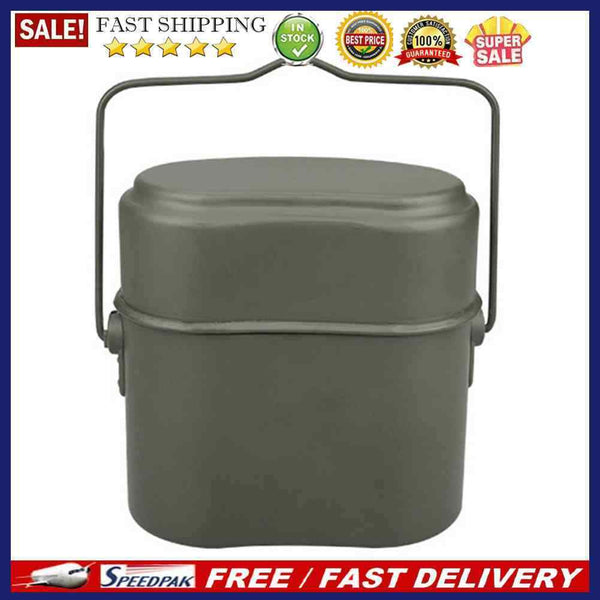 Camping Cookware Mess Kit - Food Container Outdoor Camping Gear and Equipme