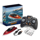 LED Light Waterproof Electric Remote Control Ship 2.4GHz High Speed Mini RC Boat