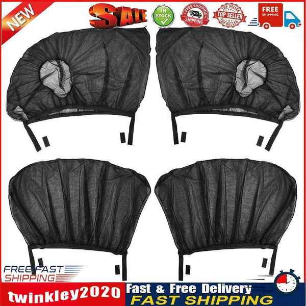 Car Front Rear Side Window Sun Shades Set Anti Mosquito Sunshade Universal Newly