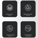 Universal MTB Scooter Security Combination Lock Anti-Theft Cycling Accessories