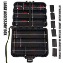 Portable Plastic Fishing Tackle Box Hooks Lures Baits Storage Case Fishing