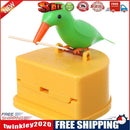 Toothpick Holder Dispenser Cute Bird Smart Automatic Toothpick Box (Yellow)