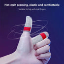 Gaming Finger Sleeve for PUBG Game Controller Glove Fingertips (White+Red) Newly