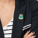Geometric Digital Letters Brooches Badge Jacket Backpack Jewelry Accessories