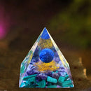 Crystal Energy Generator Pyramid Healing Stone Positive Energy Collect (C) Newly