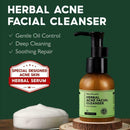 Herbal Acne Facial Cleanser Shrink Pore Foam Oil Control Brightening Skin V8J8