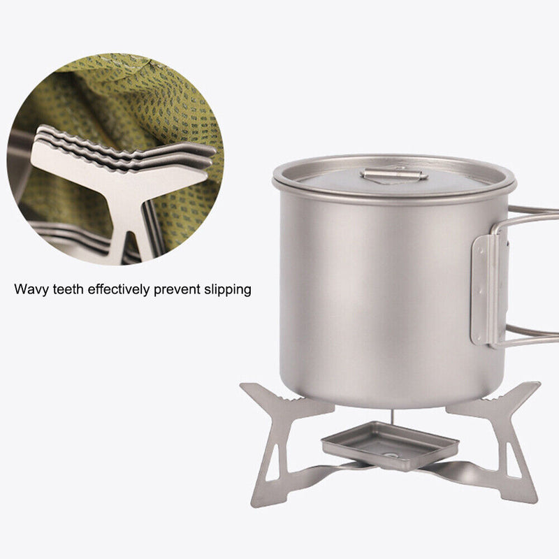 Ultralight Portable Outdoor Camping Alcohol Stove BBQ Picnic Cooking Stove