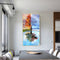 Frameless Oil Paint By Numbers DIY Four Seasons Tree Picture Craft Kit for