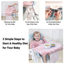 Waterproof Highchair Kids Long Sleeves Baby clothes Weaning Bib Baby Bibs