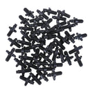 50pcs 6mm Male Thread Single Barbed 4/7mm PVC Hose Connector Home Garden
