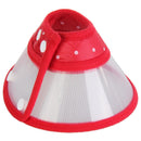 Dog Wound Recovery Cover Pet Anti-Bite Lick Medical Cone Collar (Red XL) Newly