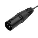 0.2m 3.5mm TRS 1/8inch Stereo Female to Dual XLR Male Y Splitter Cable Wire